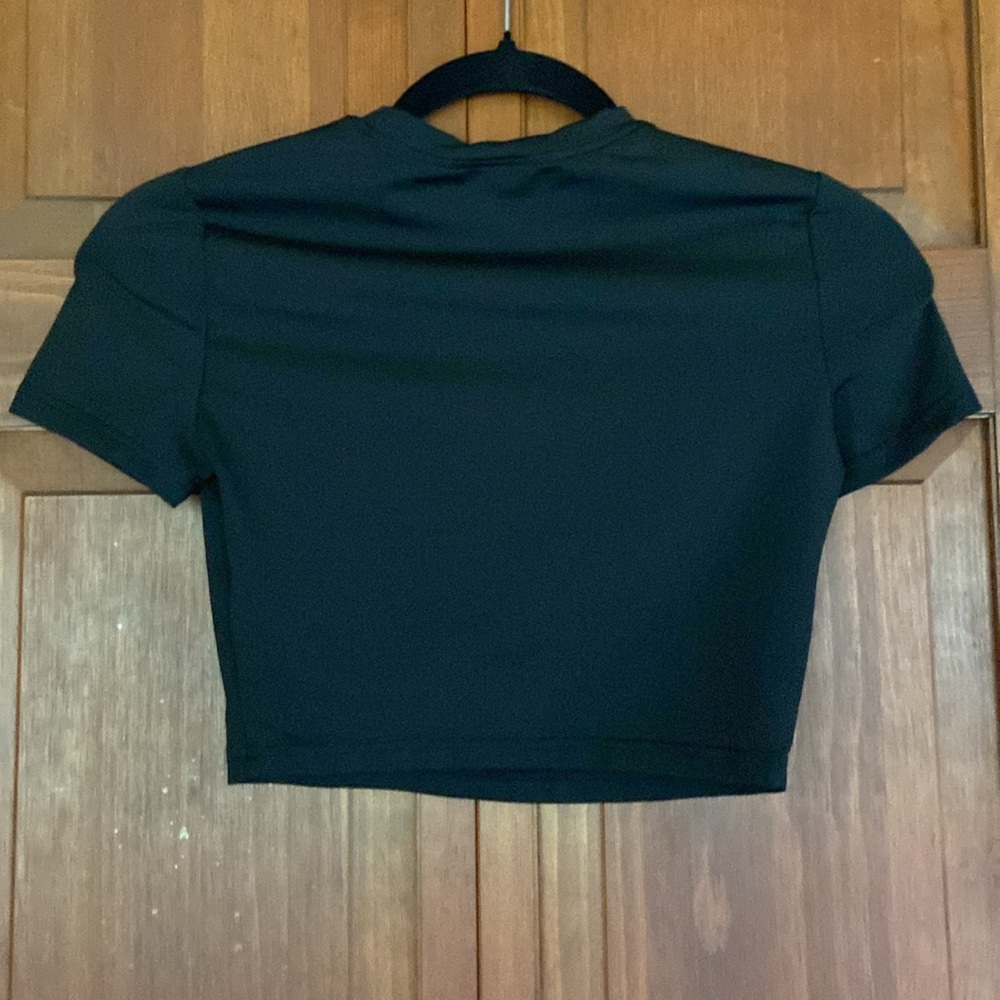 SHEIN Black Top with Pink Text - Picture 5 of 5